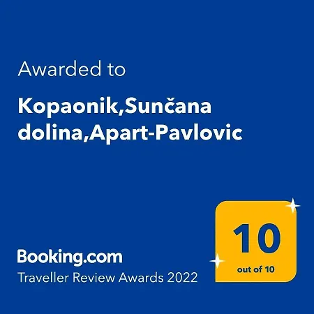 Kopaonik,suncana Dolina,apart-pavlovic *